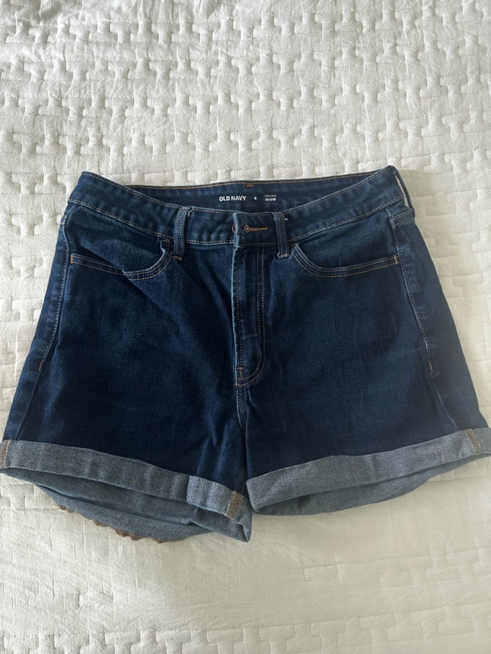 Old Navy Dark Wash High-rise Denim Shorts - Used